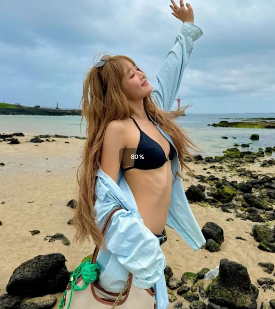 아이들 민니 비키니 인스타