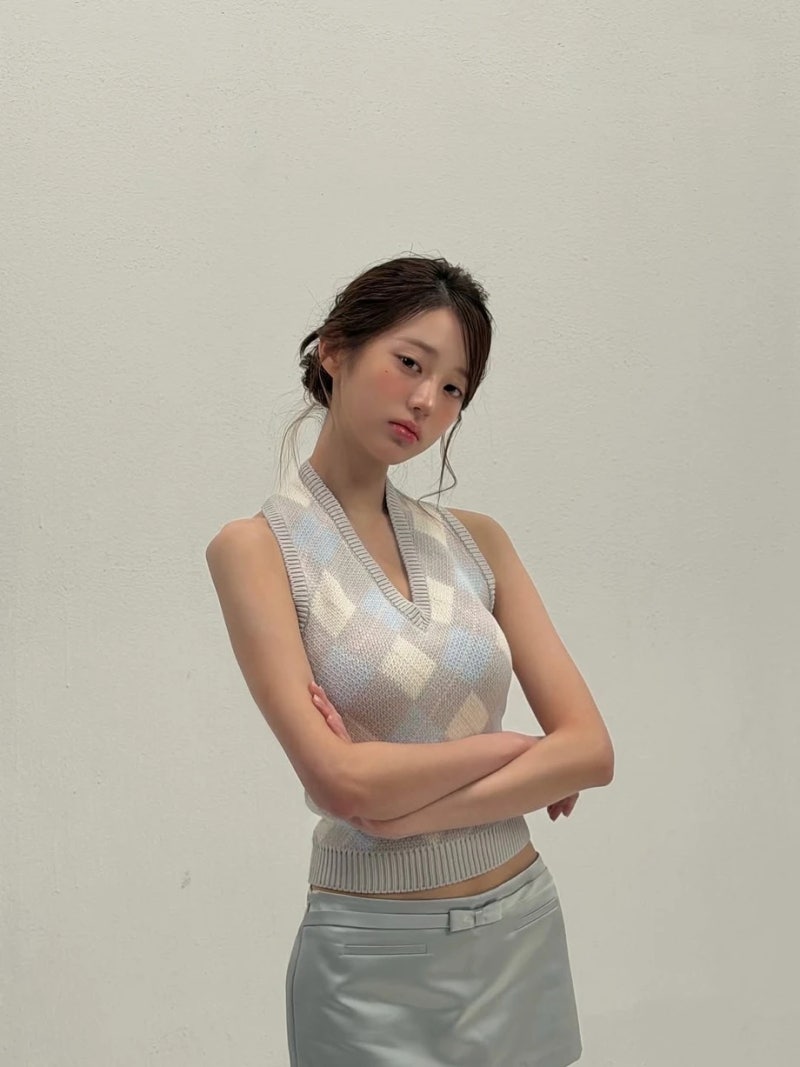 장원영 여름 프레피룩