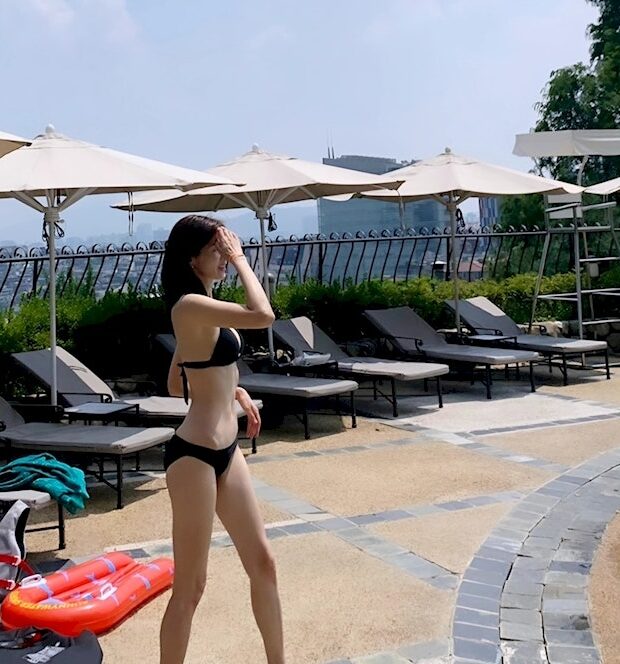 정가은, 레깅스 핏