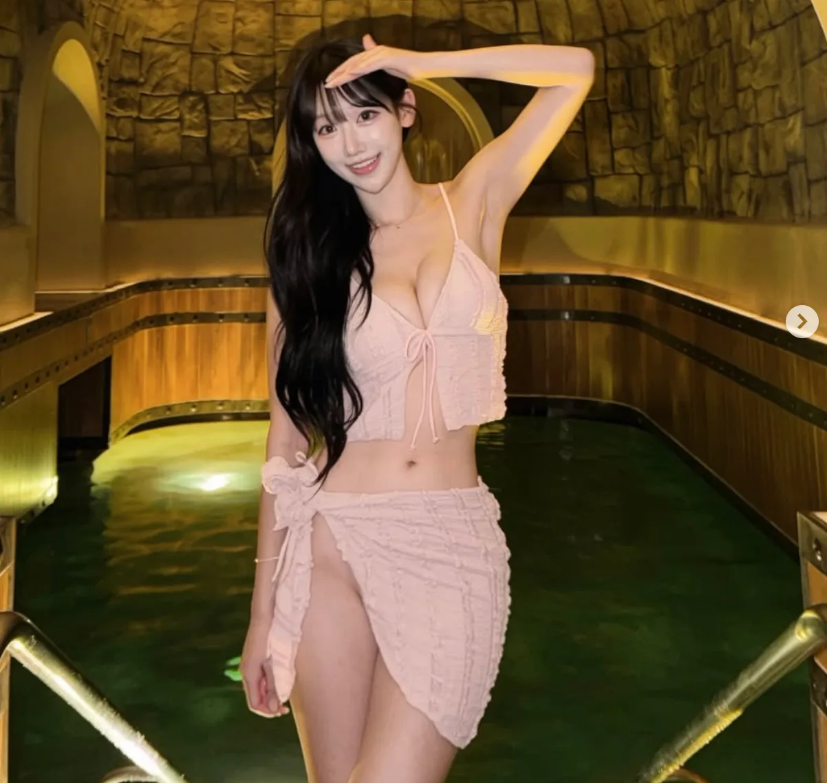 허수미 치어리더 비키니
