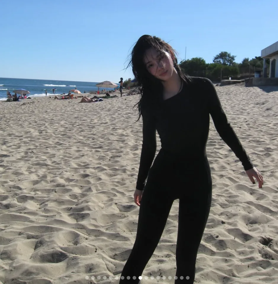 에스파 카리나 서핑