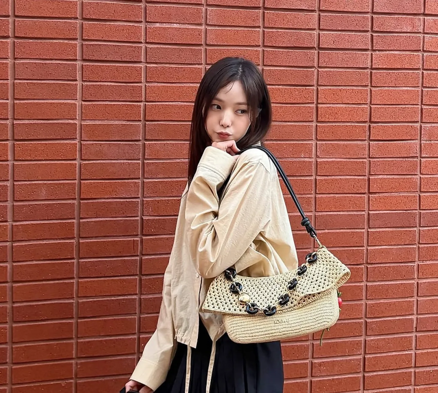 채수빈 가을 데일리룩