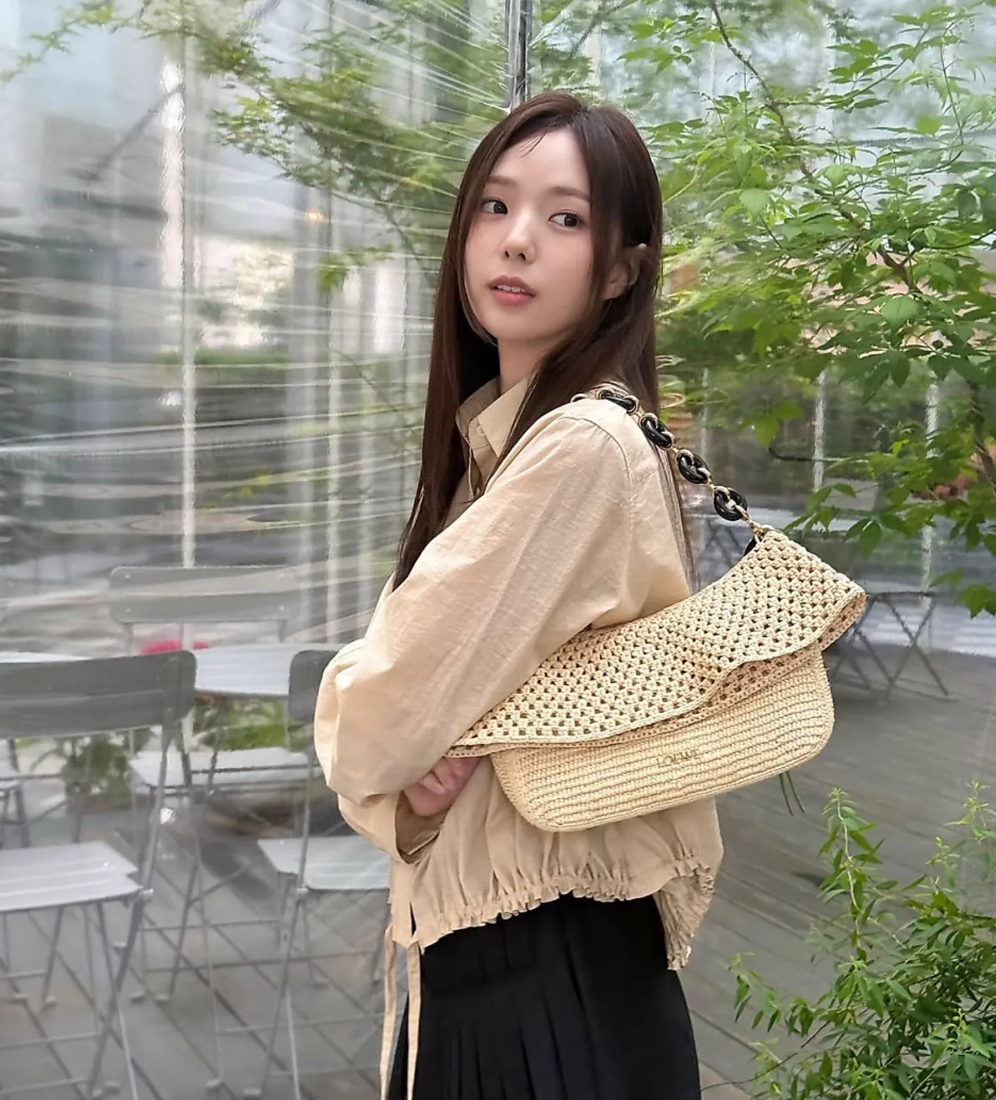 채수빈 가을 데일리룩